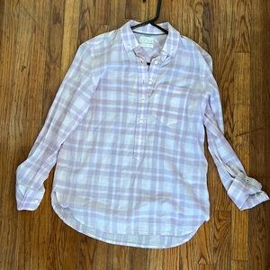 Beautiful J Crew plaid shirt Size 2. NWOT.